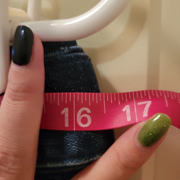 Express Paper Bag Dark Wash Jeans Size 12p - Picture 6 of 8